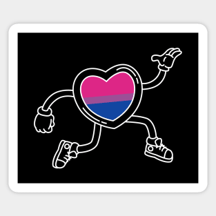 Pride Heart - Bisexual Sticker